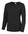 JC012 Just cool by AWID girlie Long sleeve  Jet Black colour image